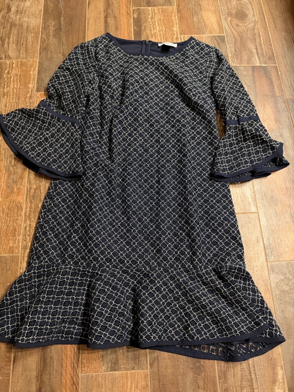Navy short dress